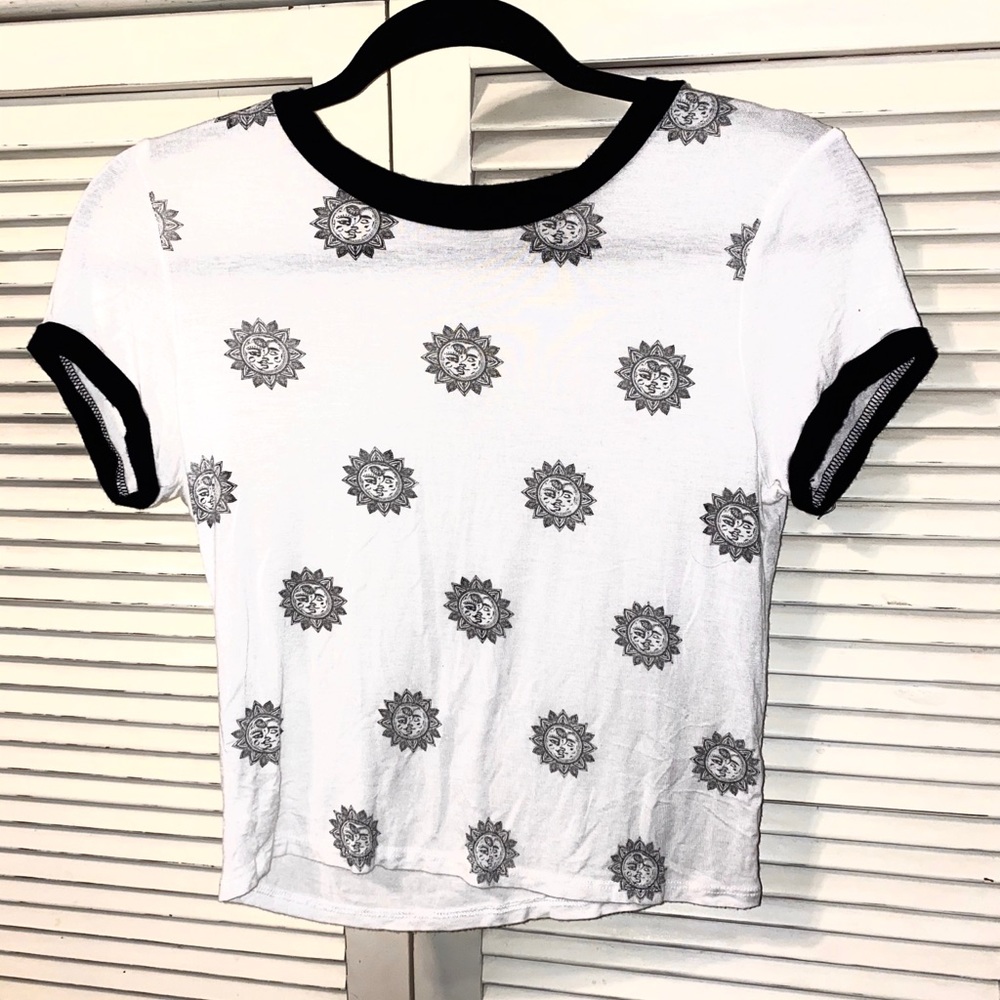 Sun & Moon Crop Tee